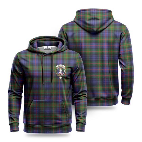 Fleming Tartan Crest Hoodie Cheap