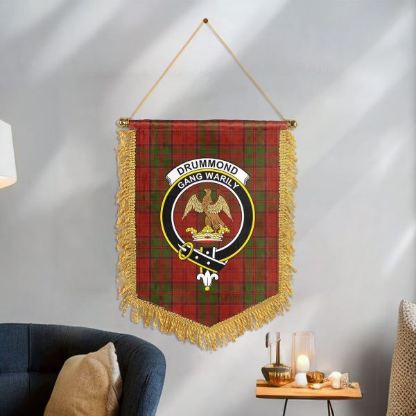 Drummond Clan Tartan Crest Wall Hanging Banner For Sale - Image 3