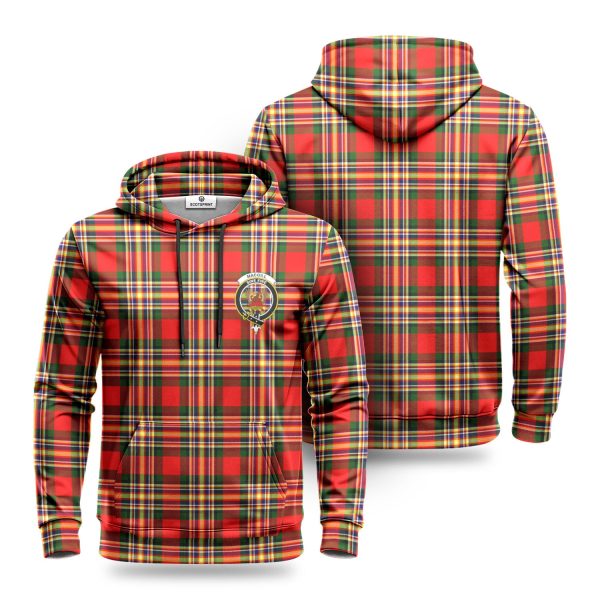 MacGill Modern Tartan Crest Hoodie Online Sale