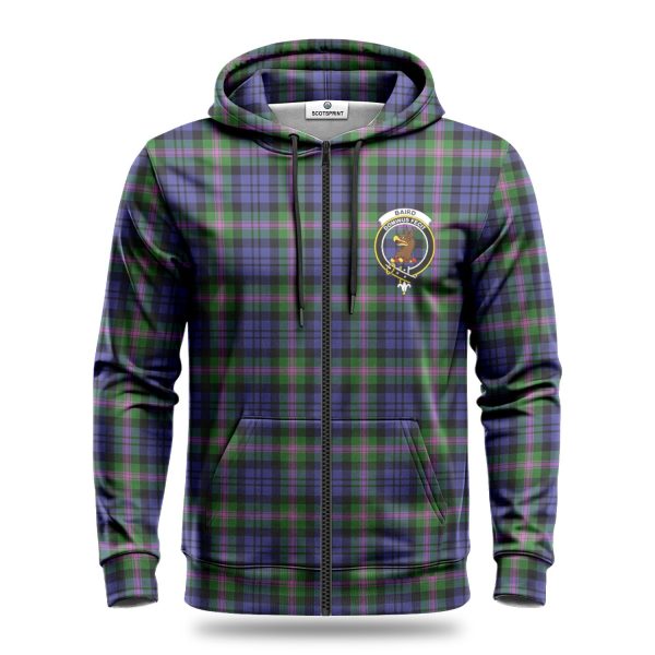 Baird Modern Tartan Crest Hoodie Supply - Image 3