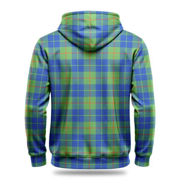 Barclay Hunting Ancient Tartan Crest Hoodie For Sale - Image 4