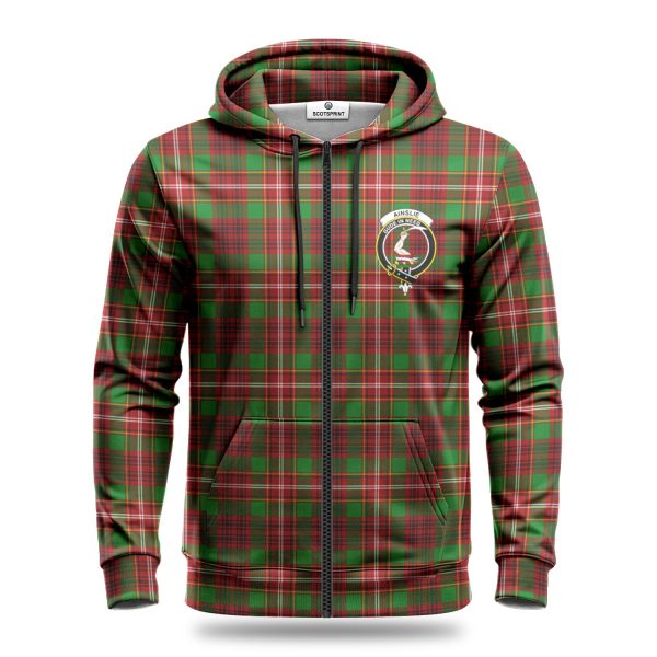 Ainslie Tartan Crest Hoodie Sale - Image 3