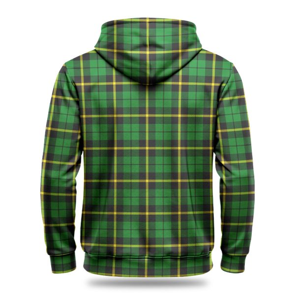 Wallace Hunting Modern Tartan Crest Hoodie For Discount - Image 4