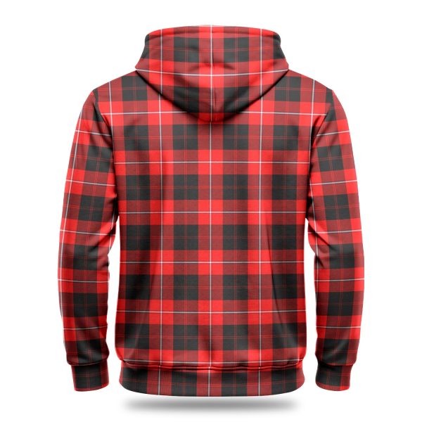 Cunningham Modern Tartan Crest Hoodie Online now - Image 4
