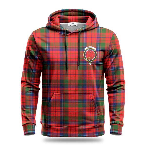 MacNicol (of Scorrybreac) Tartan Crest Hoodie Discount - Image 2