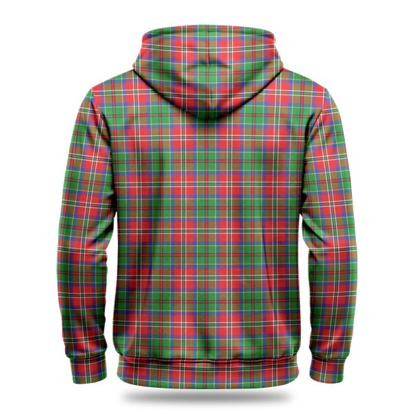 McCulloch Tartan Crest Hoodie Sale - Image 4
