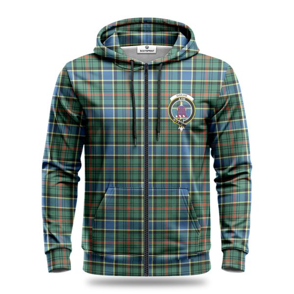 Ogilvie Hunting Ancient Tartan Crest Hoodie For Discount - Image 3