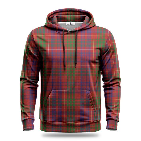 Fox Red Tartan Hoodie Sale - Image 2