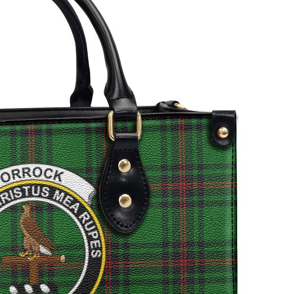 Orrock Tartan Crest Leather Handbag Online Hot Sale - Image 5