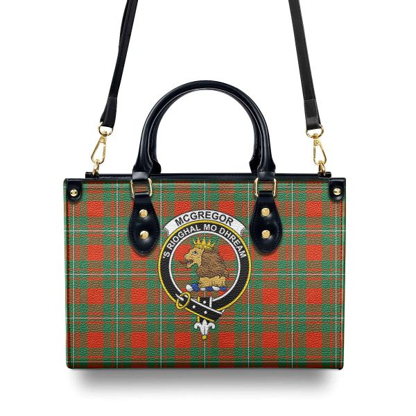McGregor Ancient Tartan Crest Leather Handbag Discount - Image 4