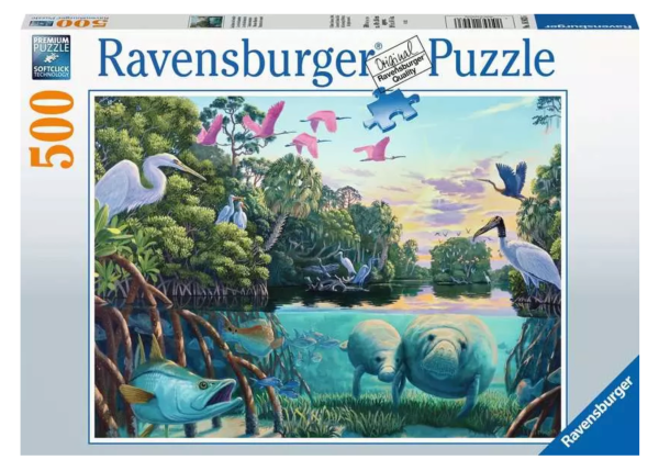 500pc Manatee Moments Puzzle For Cheap